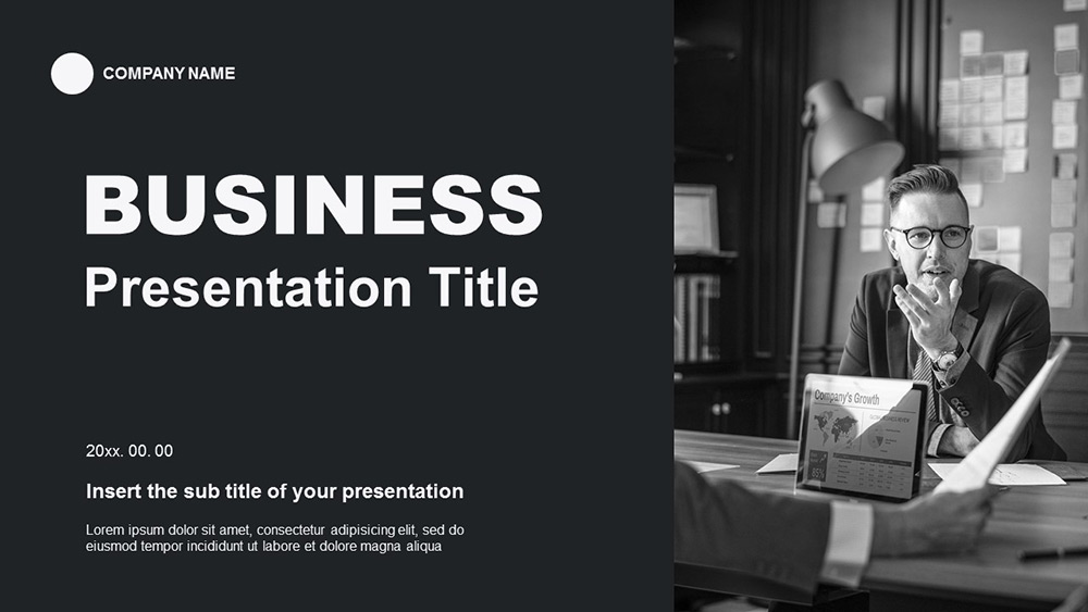 Business slide