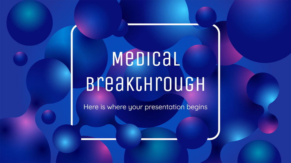 Medical Breakthrough Background