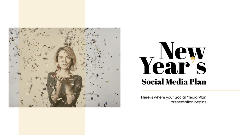 New Year's Social Media Plan