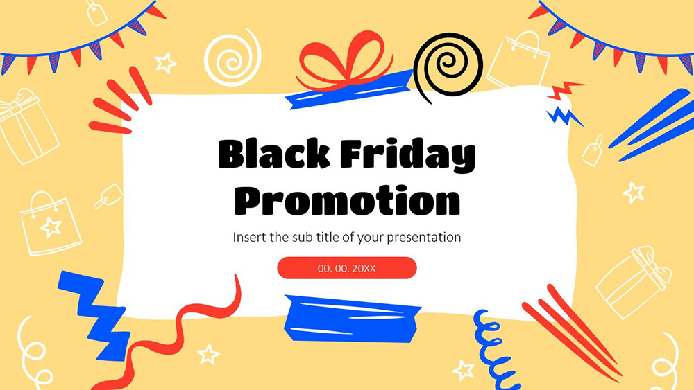 Black Friday Promotion presentation template