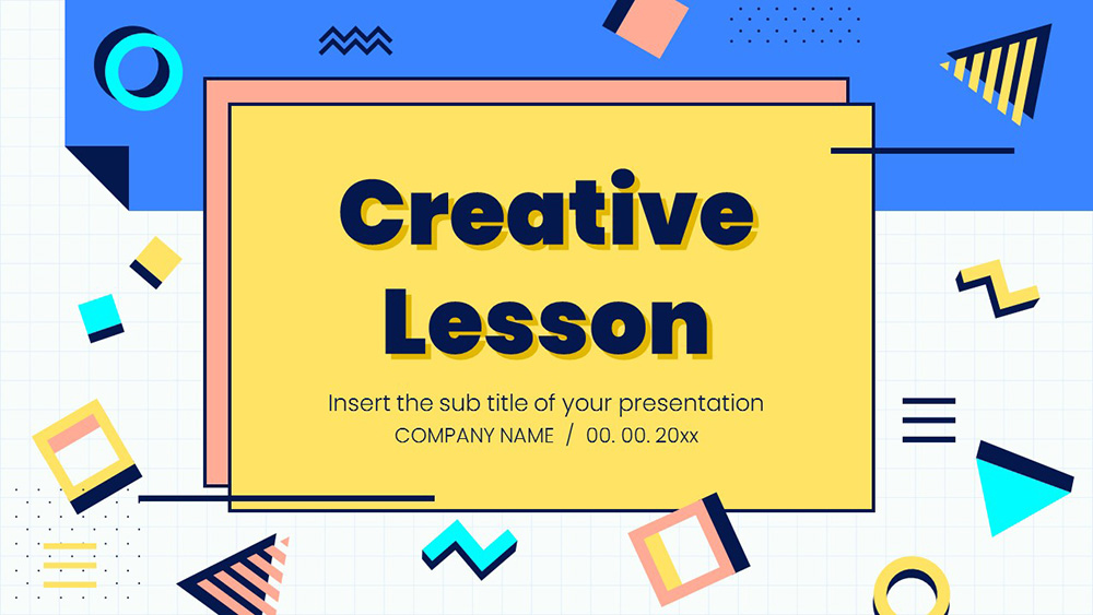 Creative Lesson