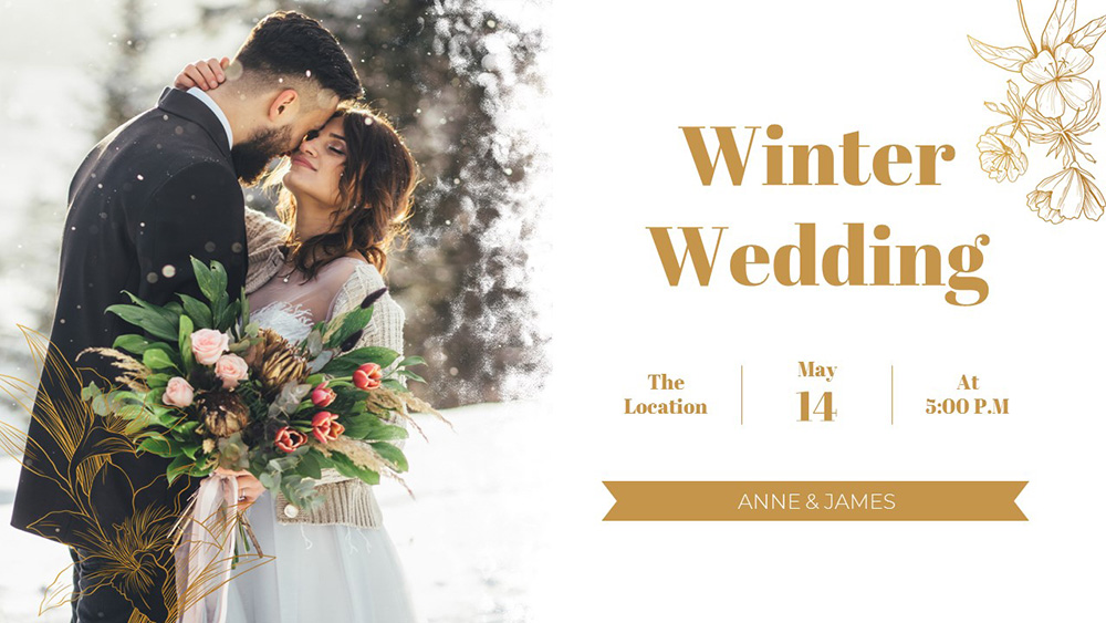 Winter wedding