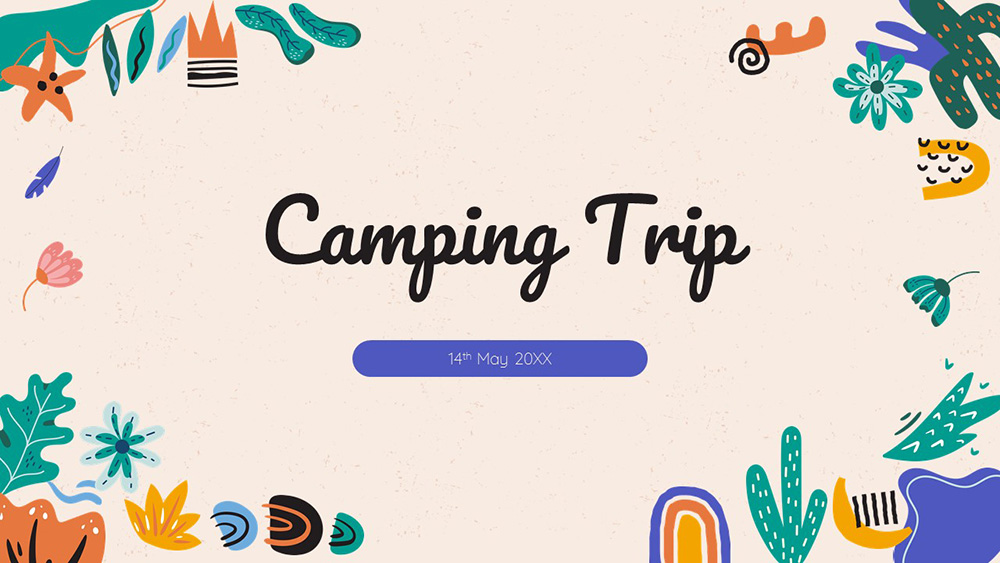 Download Camping Trip 【FREE】 Powerpoint and Google Slides Slidesacademy