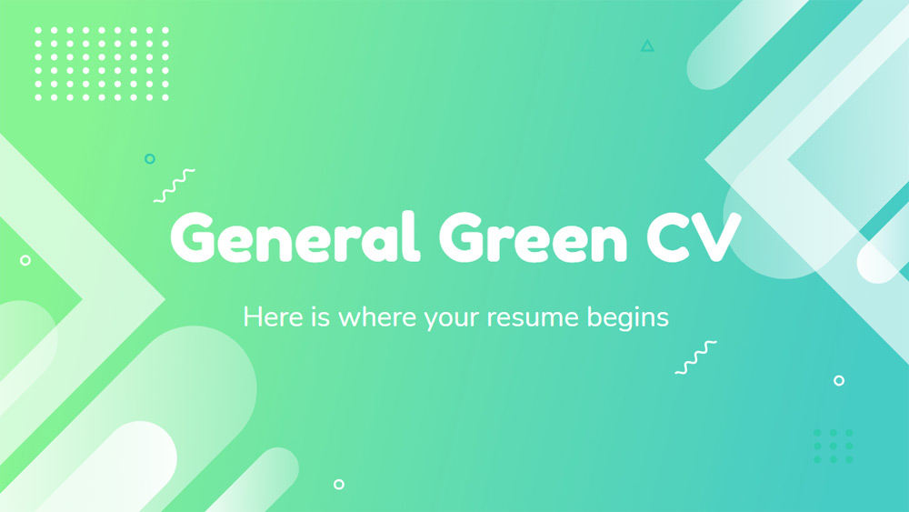 General Green CV