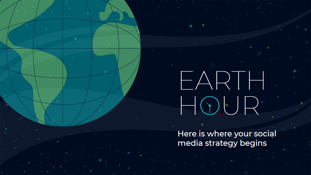 Earth Hour Social Media