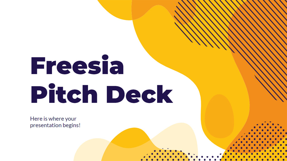 Freesia Pitch Deck