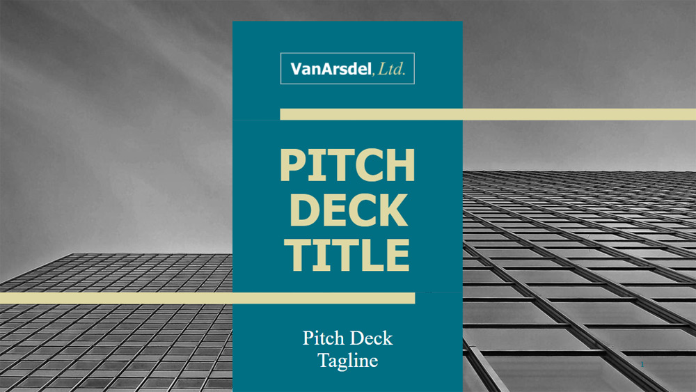 Financial pitch deck