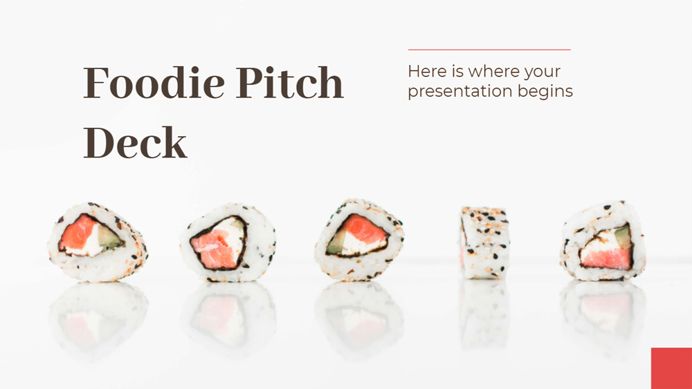Foodie Pitch Deck