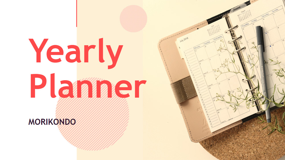 Morikondo - Planner Presentation Template
