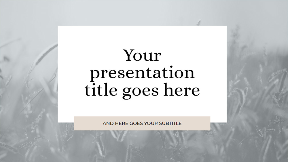 Elegant Template for Fashion and Interior Design