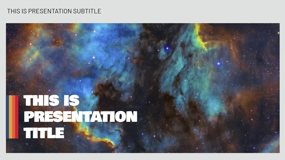 Space-themed Presentation Templates