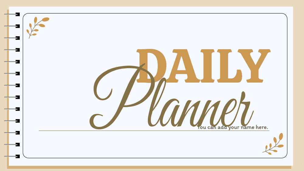 Organize Your Daily and Monthly Activities