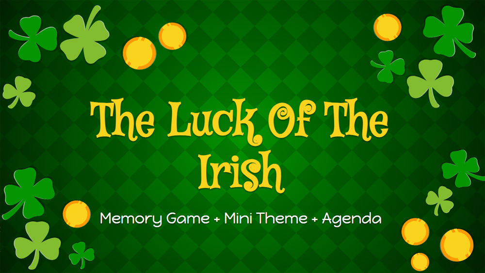 Interactive St. Paddy's Day Memory Challenge