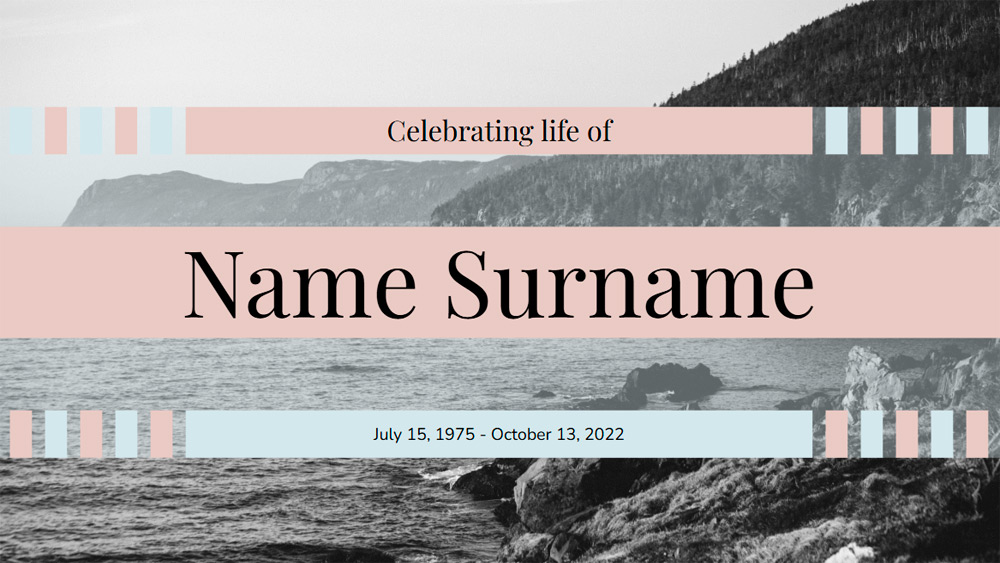 Memorial Service Invitation