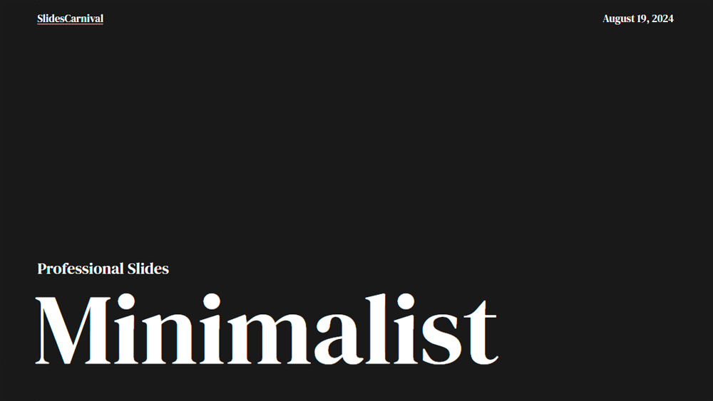 Minimal Professional