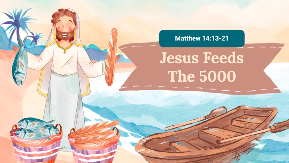 Jesus Feeds the Crowd