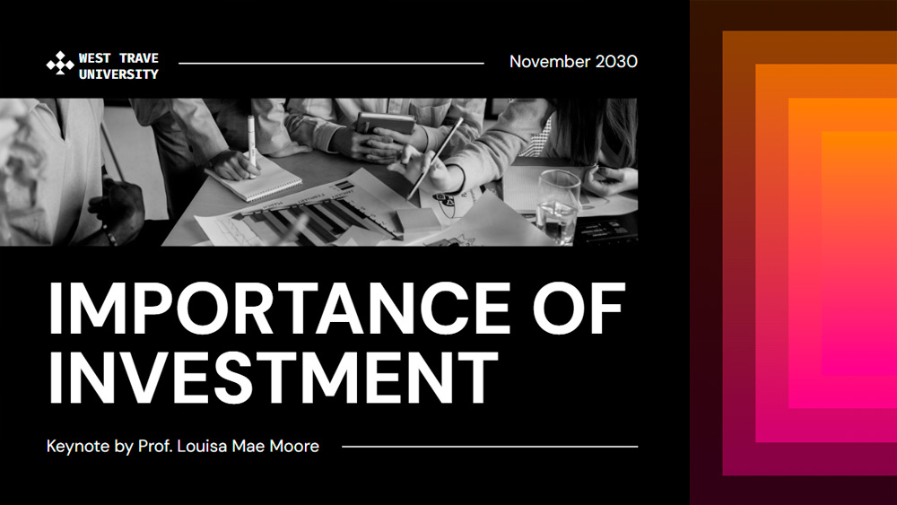 Investment Importance