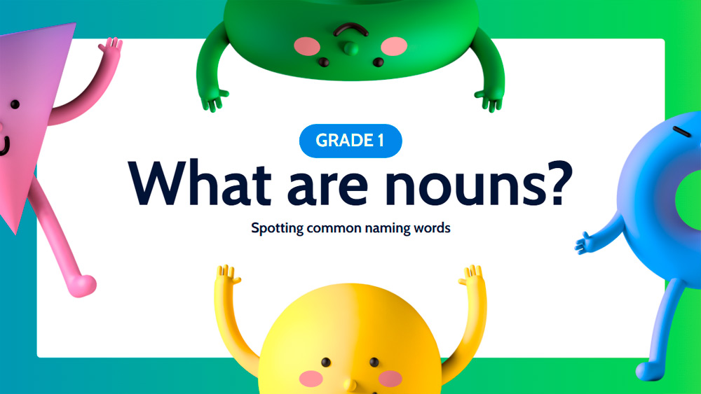 Grade 1 Noun Slides